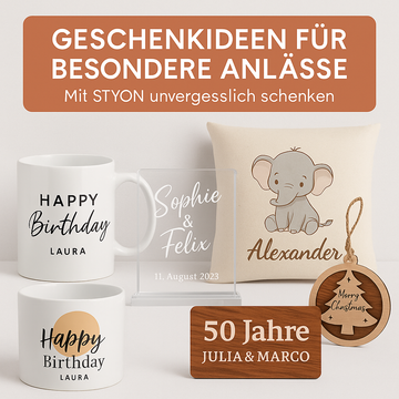 🎉 Geschenkideen für besondere Anlässe – Mit STYON unvergesslich schenken