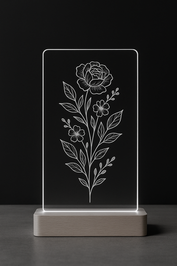 Acrylgravur – Moderne Eleganz in Transparenz