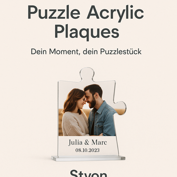 Puzzle Acrylic Plaques – Dein Moment, dein Puzzlestück
