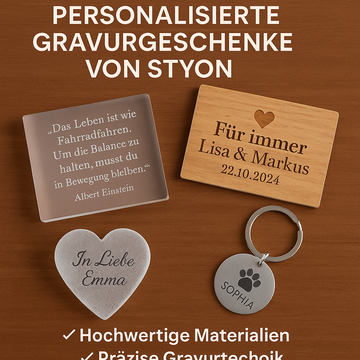 Engraving – Personalisierte Gravurgeschenke von Styon