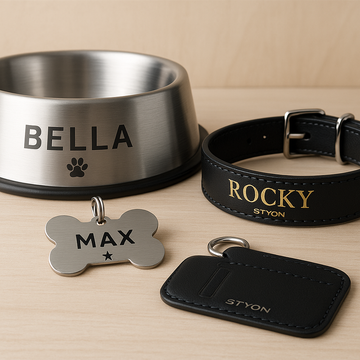 🐾 Personalisierte Haustierprodukte von STYON – Liebevolle Accessoires für deine Vierbeiner