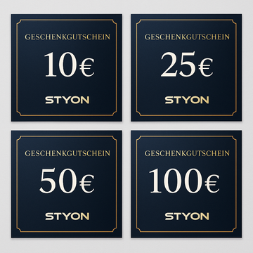 🎁 STYON Geschenkgutscheine – Die Freiheit zu wählen