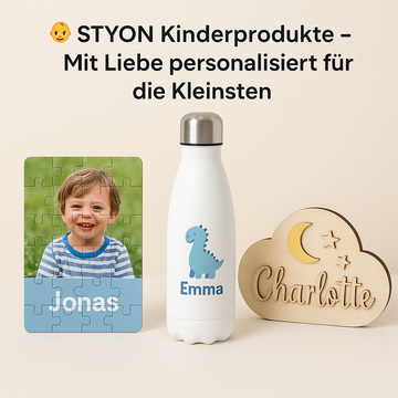 👶 STYON Kinderprodukte – Mit Liebe personalisiert für die Kleinsten