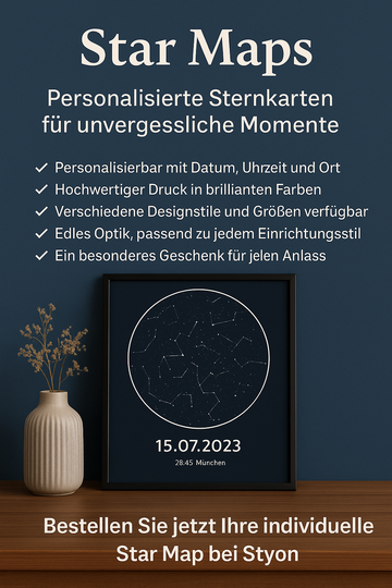 Star Maps – Personalisierte Sternkarten für unvergessliche Momente