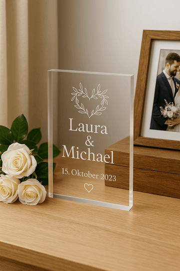 Personalisiertes Geschenk zur Hochzeit – Einzigartige Gravuren für den schönsten Tag