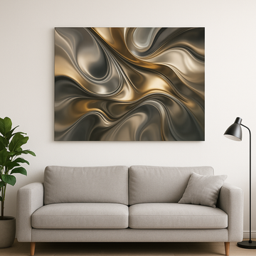 Premium Wandbild auf Aluminium – Modernes Design mit Spiegeleffekt
