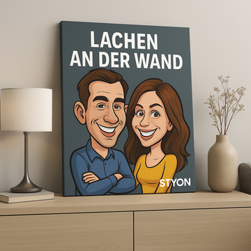 Karikaturen auf Leinwand – Dein Gesicht als Kunstwerk mit Humor