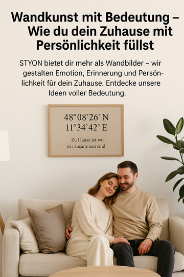 Wandkunst mit Bedeutung – Wie du dein Zuhause mit Persönlichkeit füllst