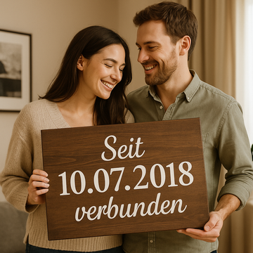 Wandbild zum Jahrestag: Ein Geschenk, das von Herzen kommt