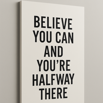 Leinwand mit Zitat – Inspiration für deine Wände
