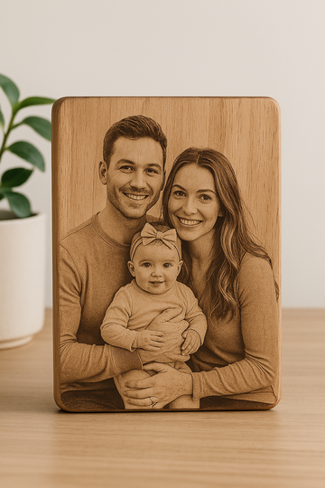 Unvergessliche Erinnerungen in Holz – Entdecke unsere personalisierten Fotogeschenke aus Holz!