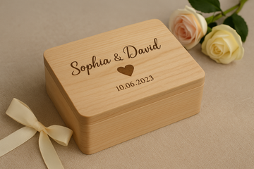 Personalisierte Holzbox mit Gravur – Einzigartiges Geschenk für besondere Momente