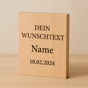 Neue personalisierte Holztafel – Einzigartige Erinnerungen für dein Zuhause