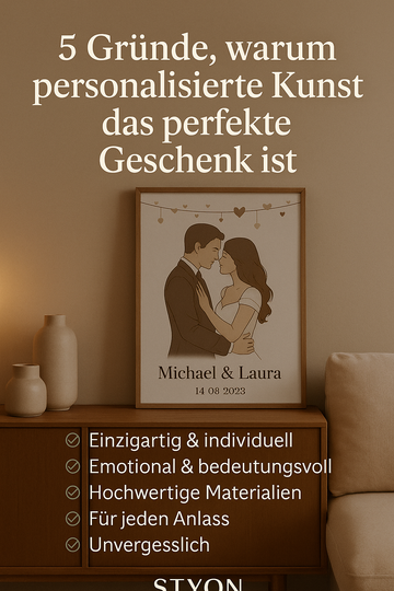 5 Gründe, warum personalisierte Kunst das perfekte Geschenk ist