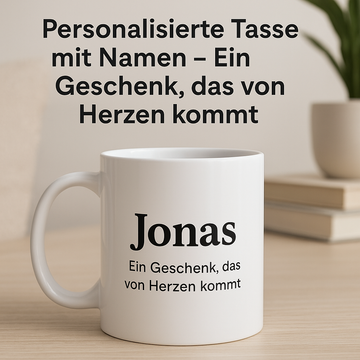 Personalisierte Tasse mit Namen – Ein Geschenk, das von Herzen kommt