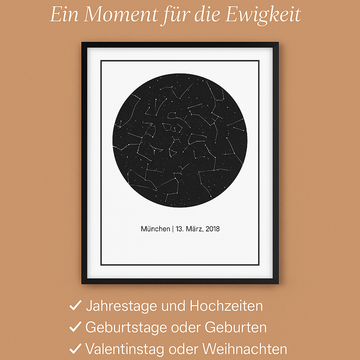 Der personalisierte Sternenhimmel – Ein Moment für die Ewigkeit