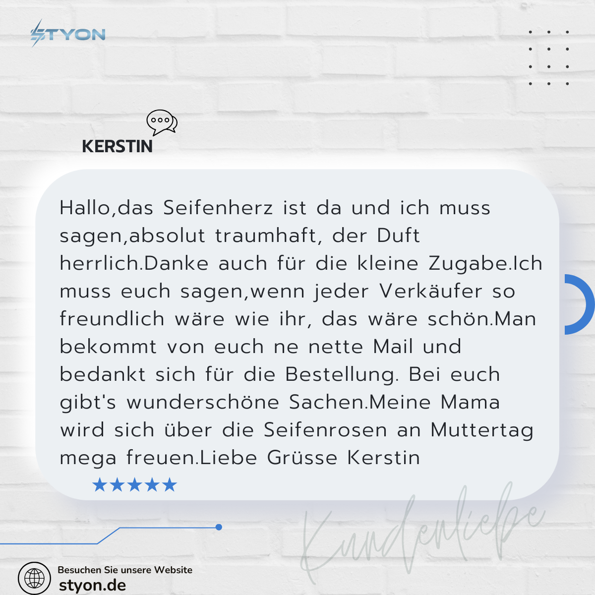 Wunderschöne Produkte, die Herzen berühren 💖 – Ein besonderes Feedback von Kerstin