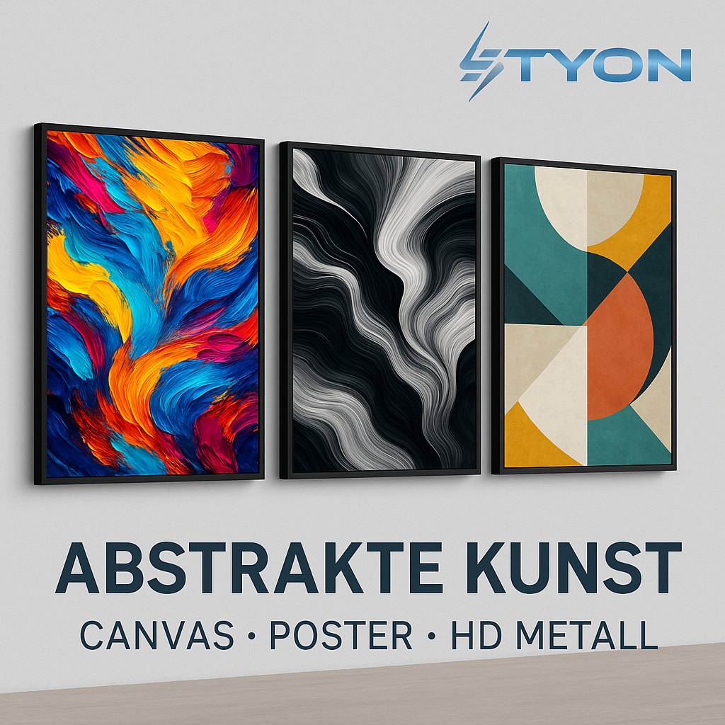 🎨 Abstrakte Kunst – Moderne Wandbilder mit Ausdruck & Tiefe | STYON