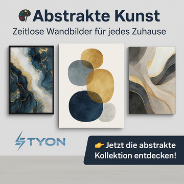 🎨 Abstrakte Kunst – Zeitlose Wandbilder für jedes Zuhause | STYON