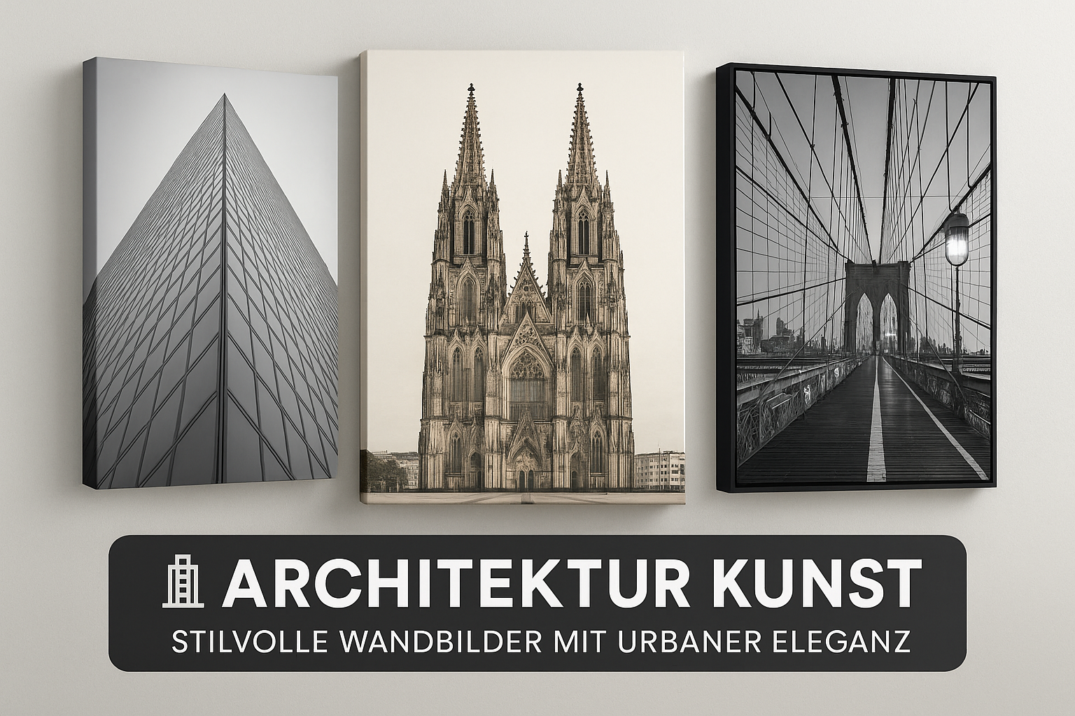 🏙 Architektur Kunst – Stilvolle Wandbilder mit urbaner Eleganz | STYON