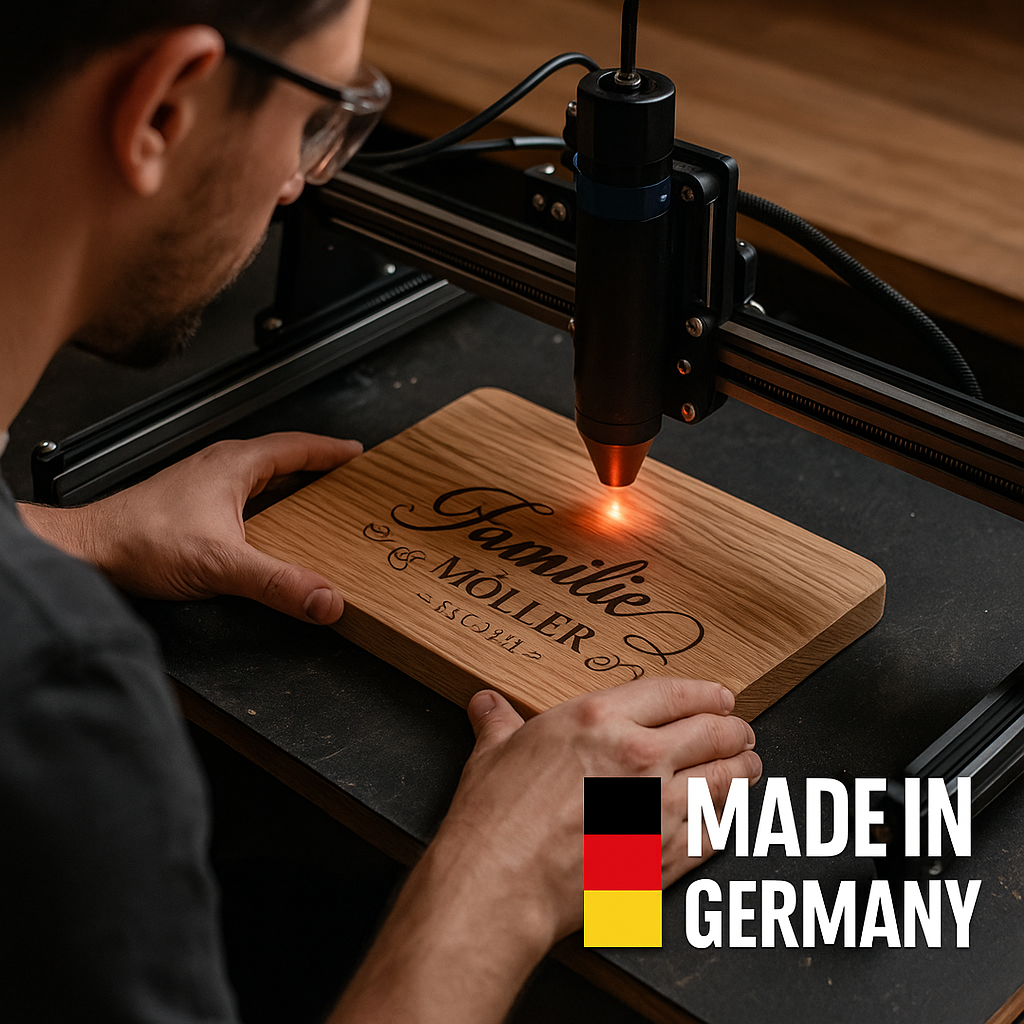 Made in Germany: Warum unsere gravierten Holzprodukte besonders sind