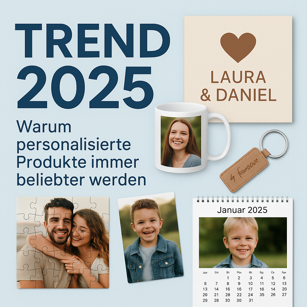 📈 Die neuesten Trends 2025: Warum personalisierte Produkte immer beliebter werden
