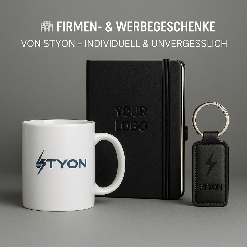 🏢 Firmen- & Werbegeschenke von STYON – Individuell & unvergesslich