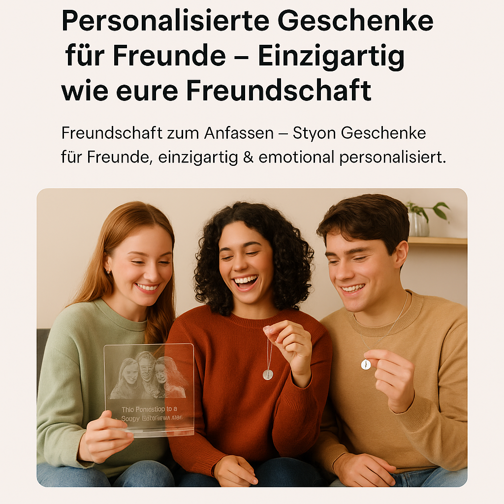 Personalisierte Geschenke für Freunde – Einzigartig wie eure Freundschaft