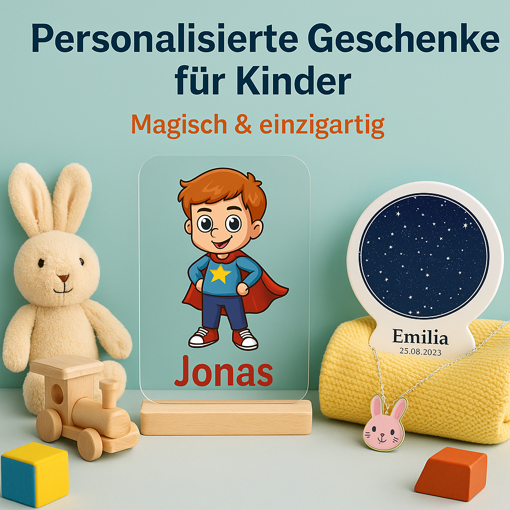 Personalisierte Geschenke für Kinder – Magisch & einzigartig