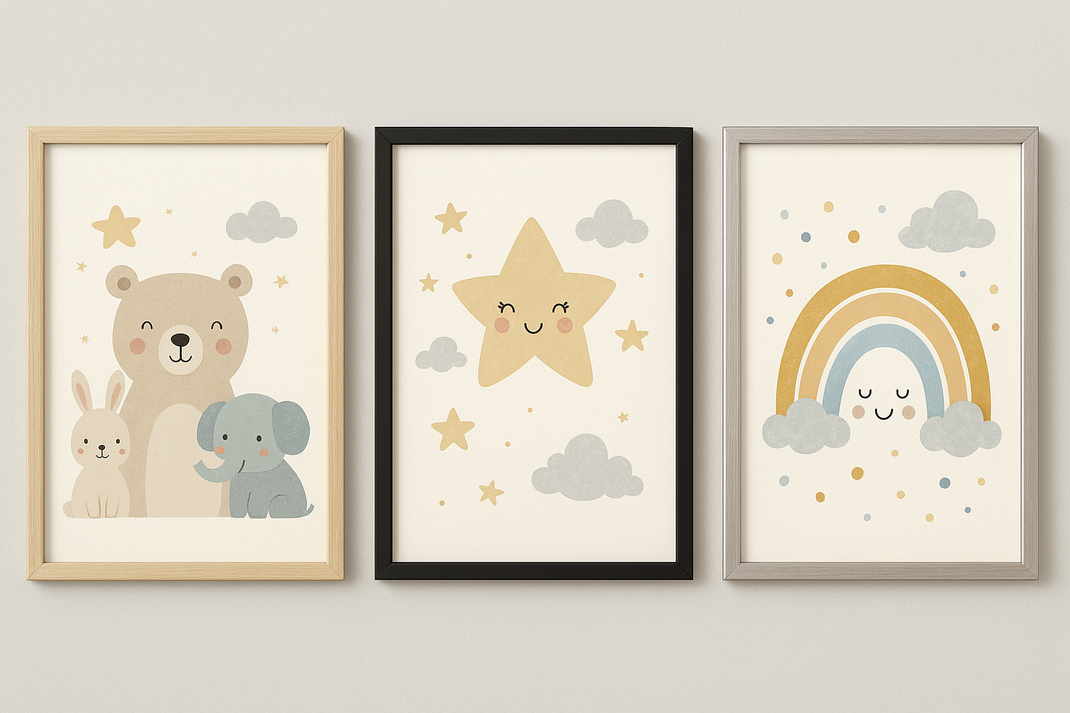 🧸 Kinderzimmer Kunst – Verspielte Wandbilder für die Kleinen | STYON