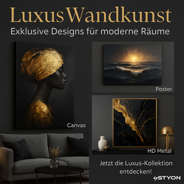✨ Luxus Wandkunst – Exklusive Designs für moderne Räume | STYON