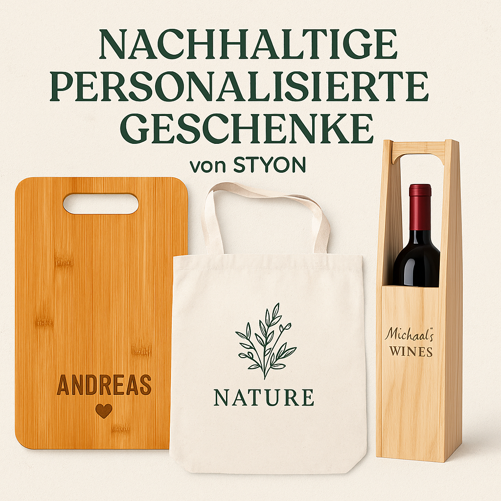 🌍 Nachhaltige personalisierte Geschenke von STYON – Umweltbewusst & einzigartig
