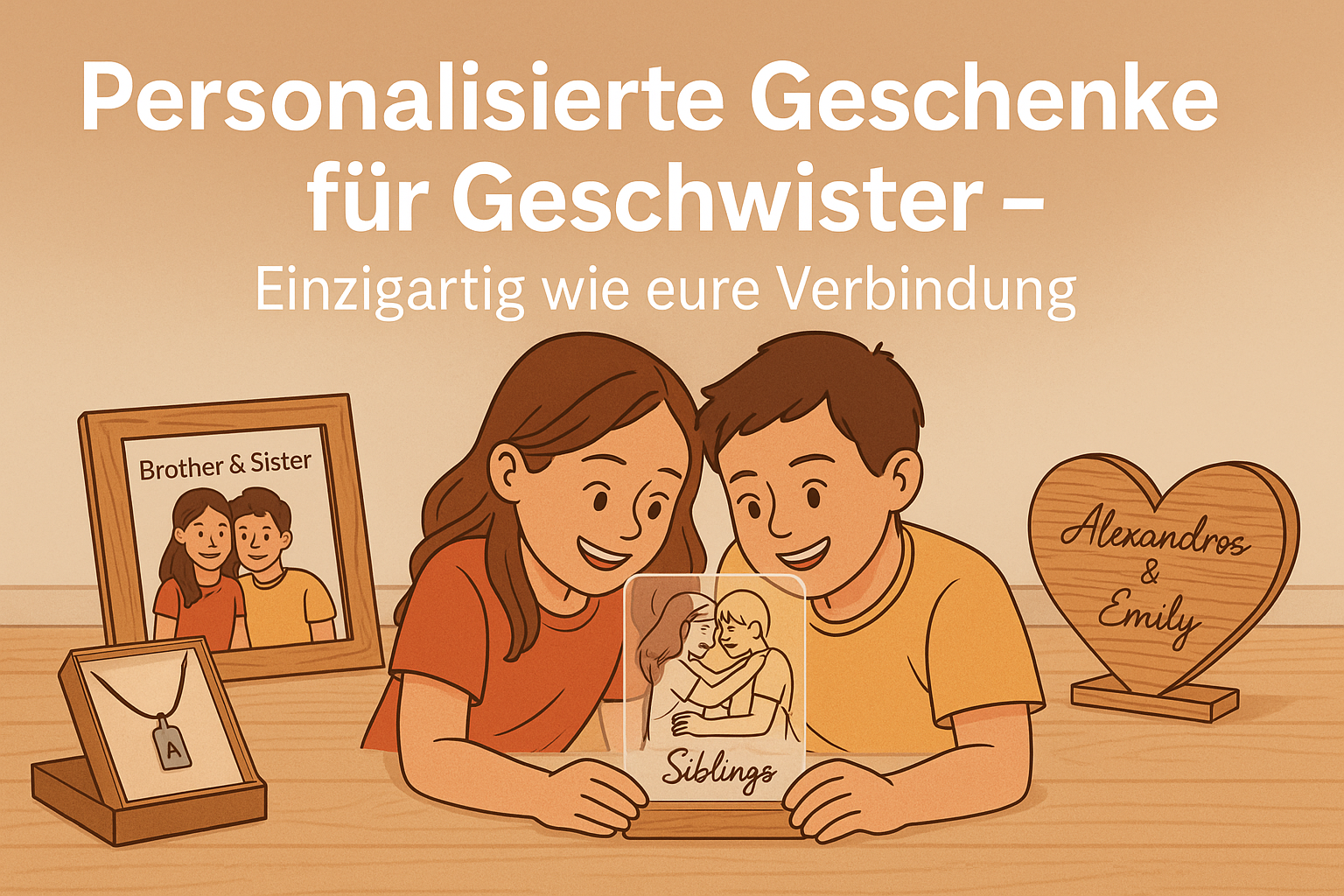 Personalisierte Geschenke für Geschwister – Einzigartig wie eure Verbindung