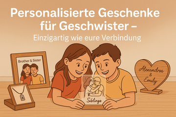 Personalisierte Geschenke für Geschwister – Einzigartig wie eure Verbindung