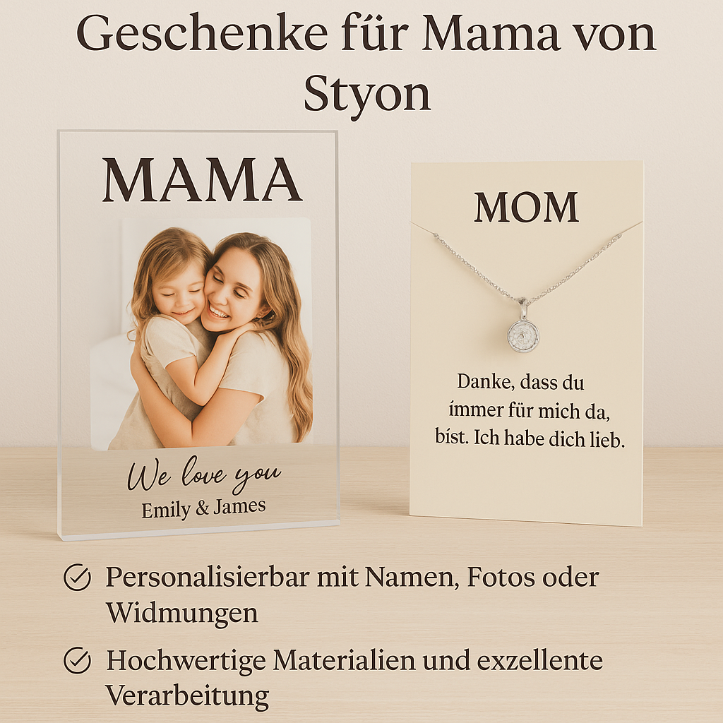 Mom – Personalisierte Geschenke für Mama von Styon