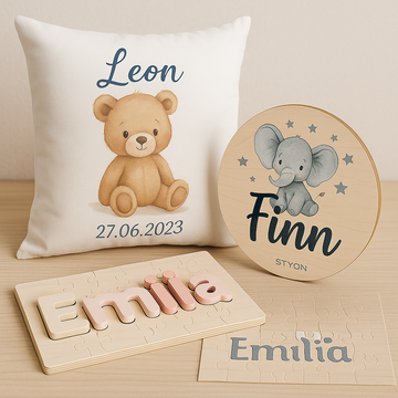 🧸 Personalisierte Kinderprodukte von STYON – Liebevolle Geschenke für die Kleinen