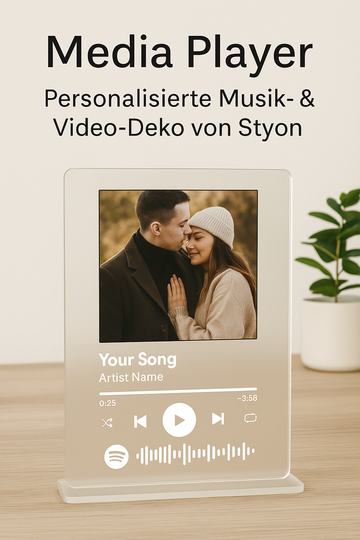 Media Player – Personalisierte Musik- & Video-Deko von Styon