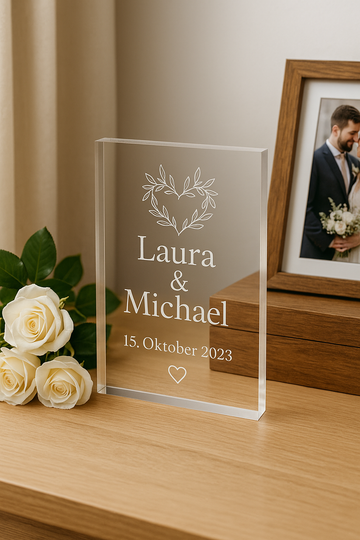 Personalisiertes Geschenk zur Hochzeit – Einzigartige Gravuren für den schönsten Tag