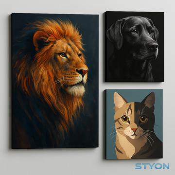 🐾 Tierkunst – Ausdrucksvolle Wandbilder für Tierliebhaber | STYON