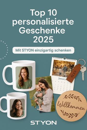 🎁 Top 10 personalisierte Geschenke 2025 – Mit STYON einzigartig schenken