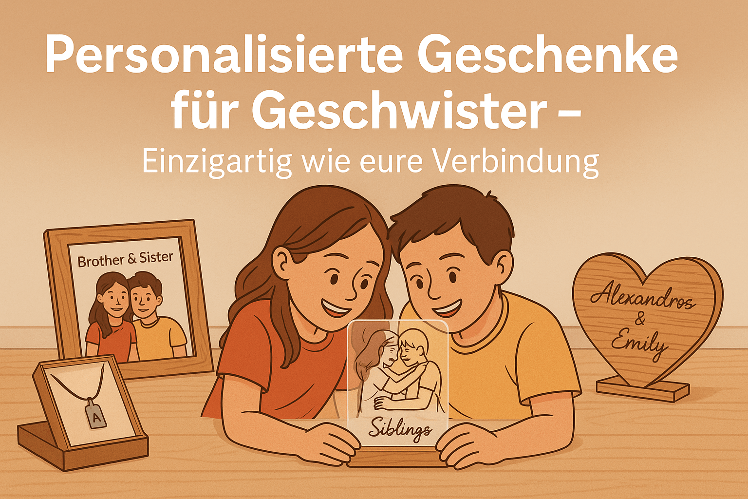 Personalisierte Geschenke für Geschwister – Einzigartig wie eure Verbindung