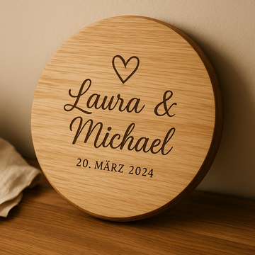 ✨ Personalisierte Holztafel – Ein Geschenk, das für immer bleibt