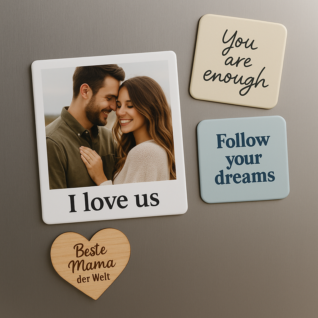 🧲 Personalisierte Magnete – Kleine Geschenke mit großer Wirkung