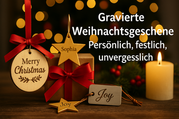 Gravierte Weihnachtsgeschenke – Persönlich, festlich, unvergesslich