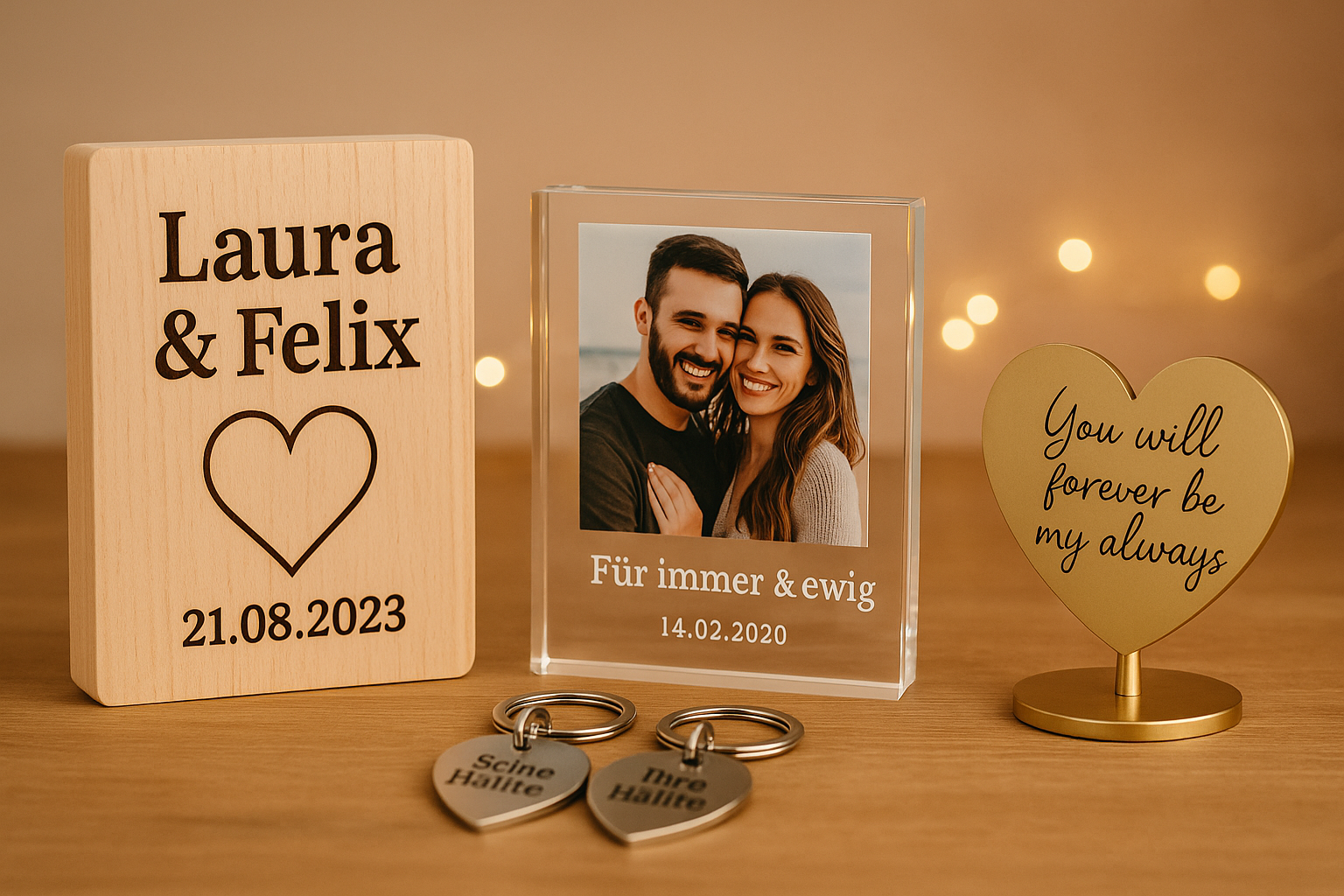 Liebe, die bleibt – Personalisierte Geschenke für Paare von STYON