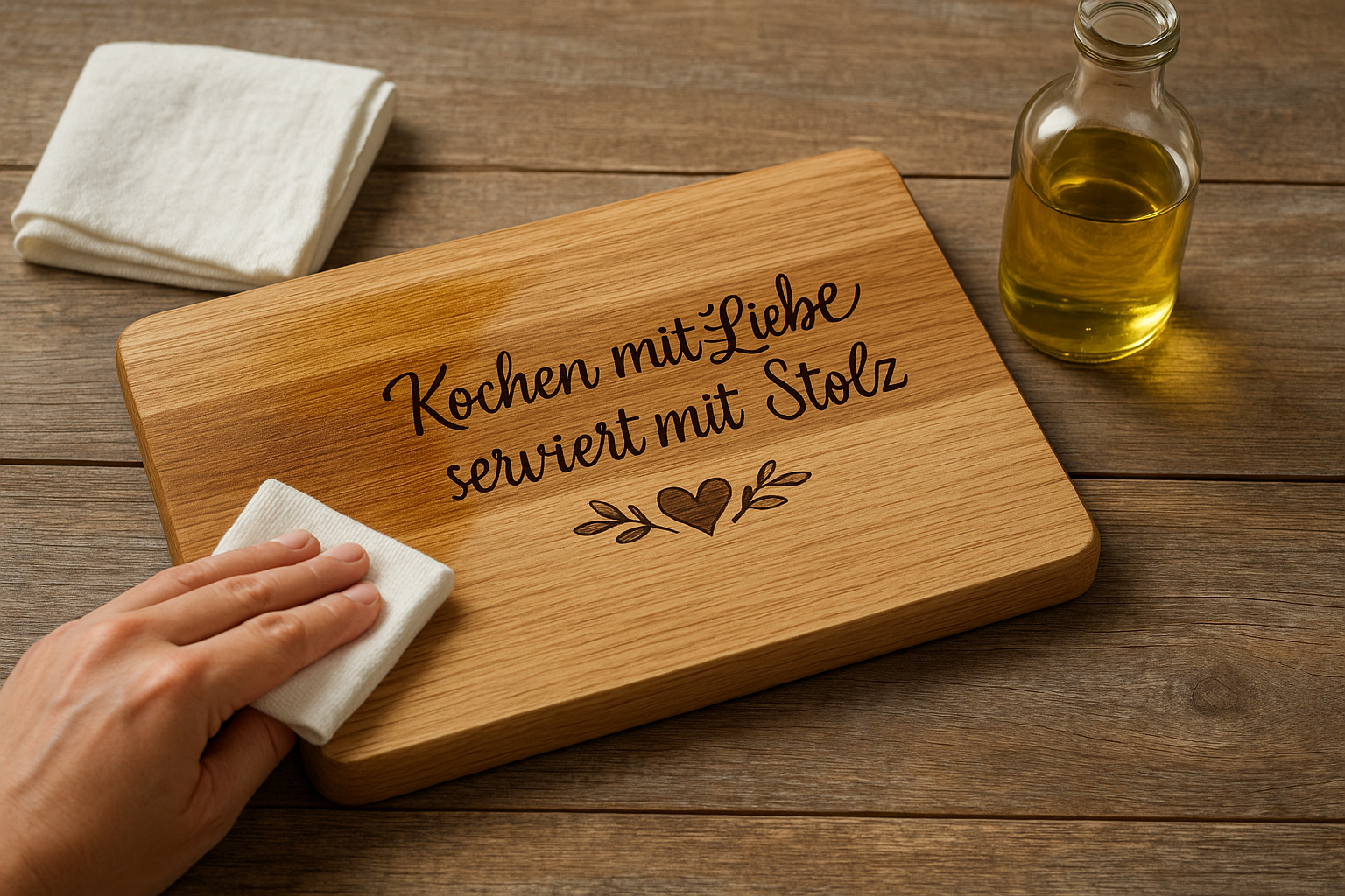 Pflege von gravierten Holzprodukten: So bleiben sie lange schön