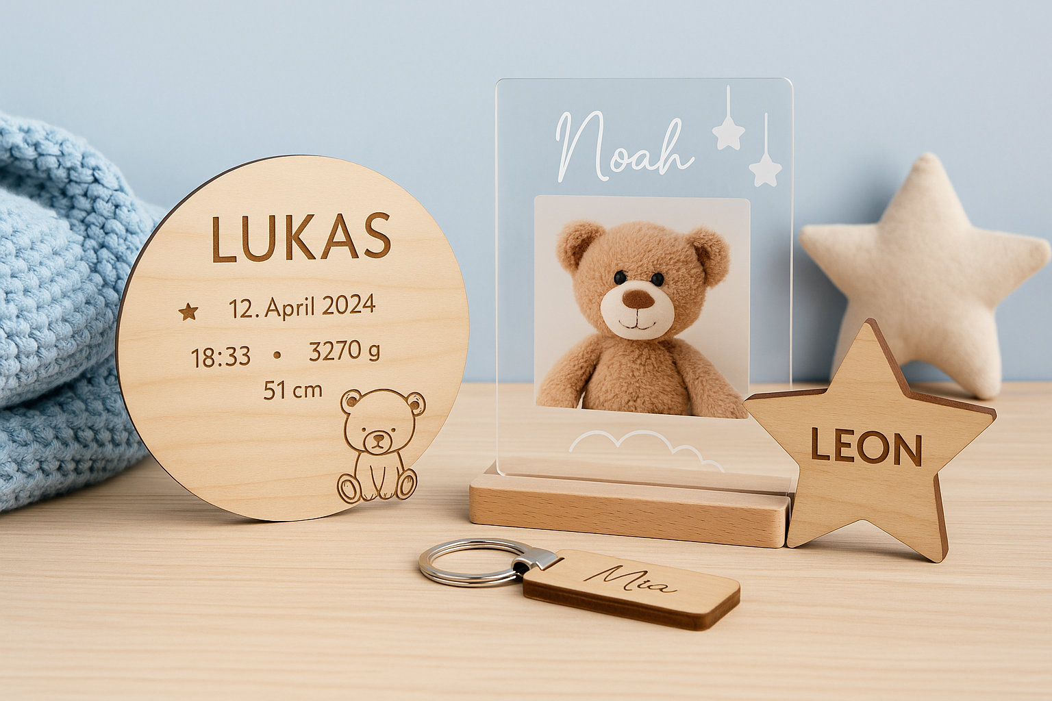 Willkommen im Leben – Personalisierte Geschenke zur Geburt von STYON