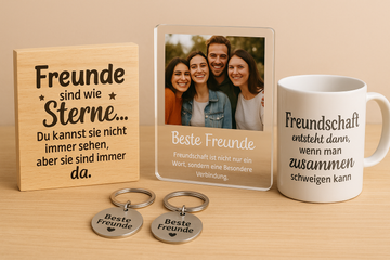 Freundschaft in Gravur – Personalisierte Geschenke für Freunde von STYON