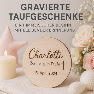 Gravierte Taufgeschenke – Ein himmlischer Beginn mit bleibender Erinnerung