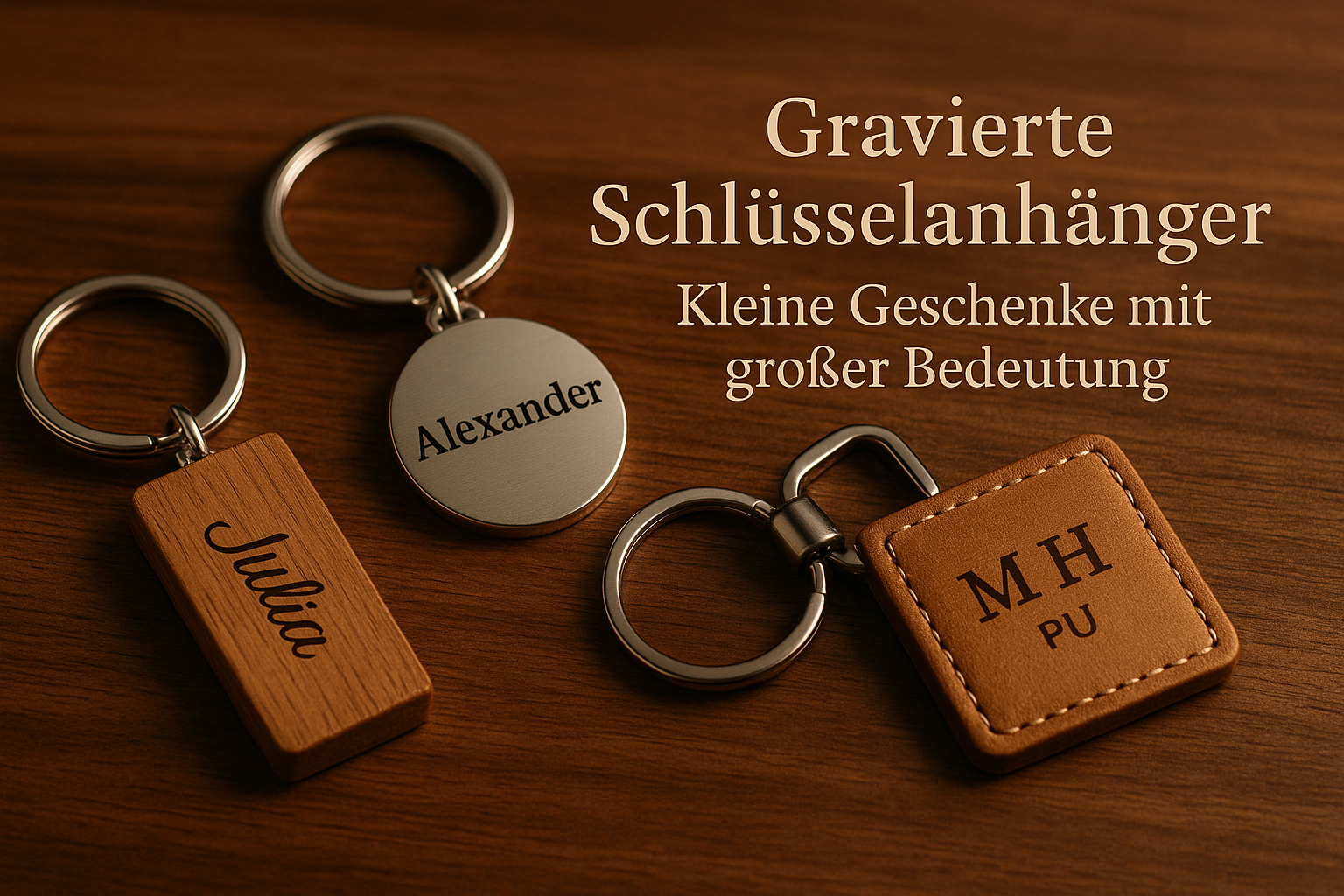 Gravierte Schlüsselanhänger – Kleine Geschenke mit großer Bedeutung